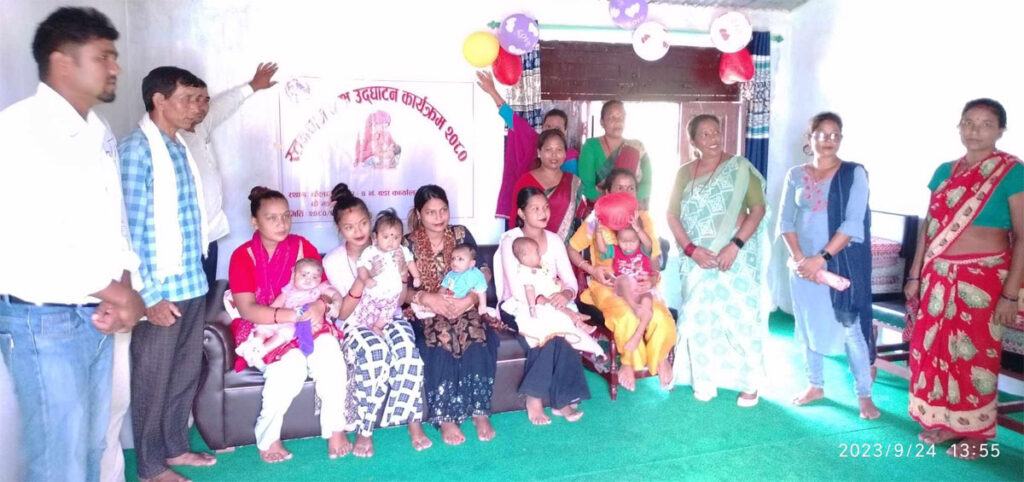 कैलारी–४ मे स्तनपान कक्षके उदघाटन